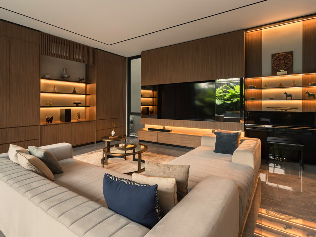 sentuhan premium dalam material finishing interior