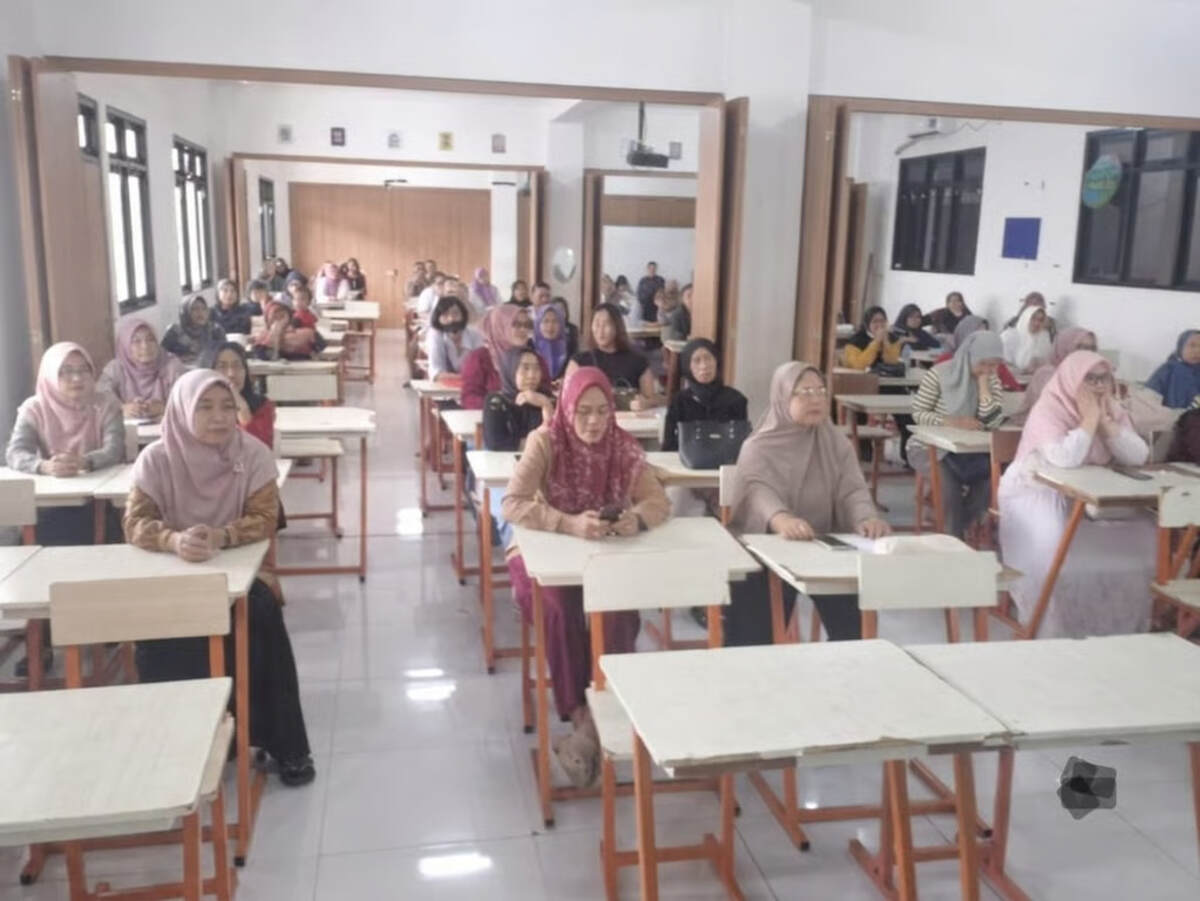bri kcp pangeran jayakarta gelar sosialisasi junio smart di sma 1 cawang baru