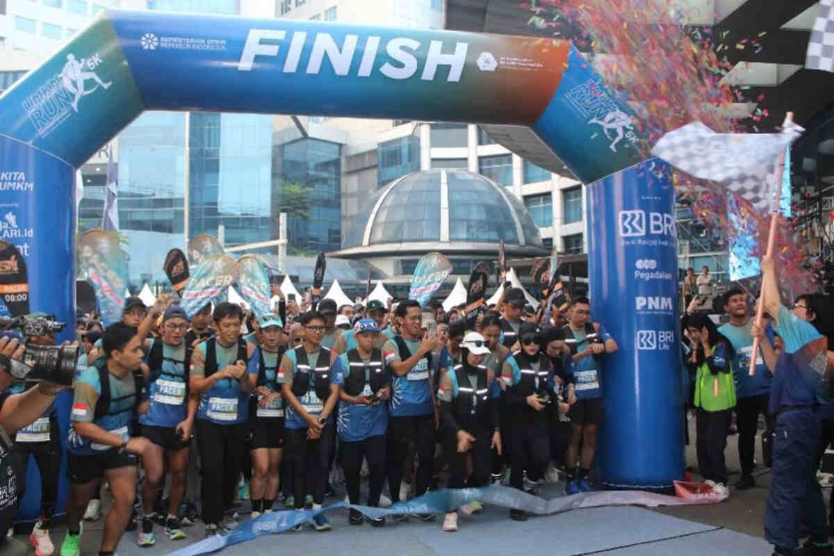 bri life dukung kegiatan kementerian umkm hadirkan edukasi proteksi di event “umkm fun run 5k”