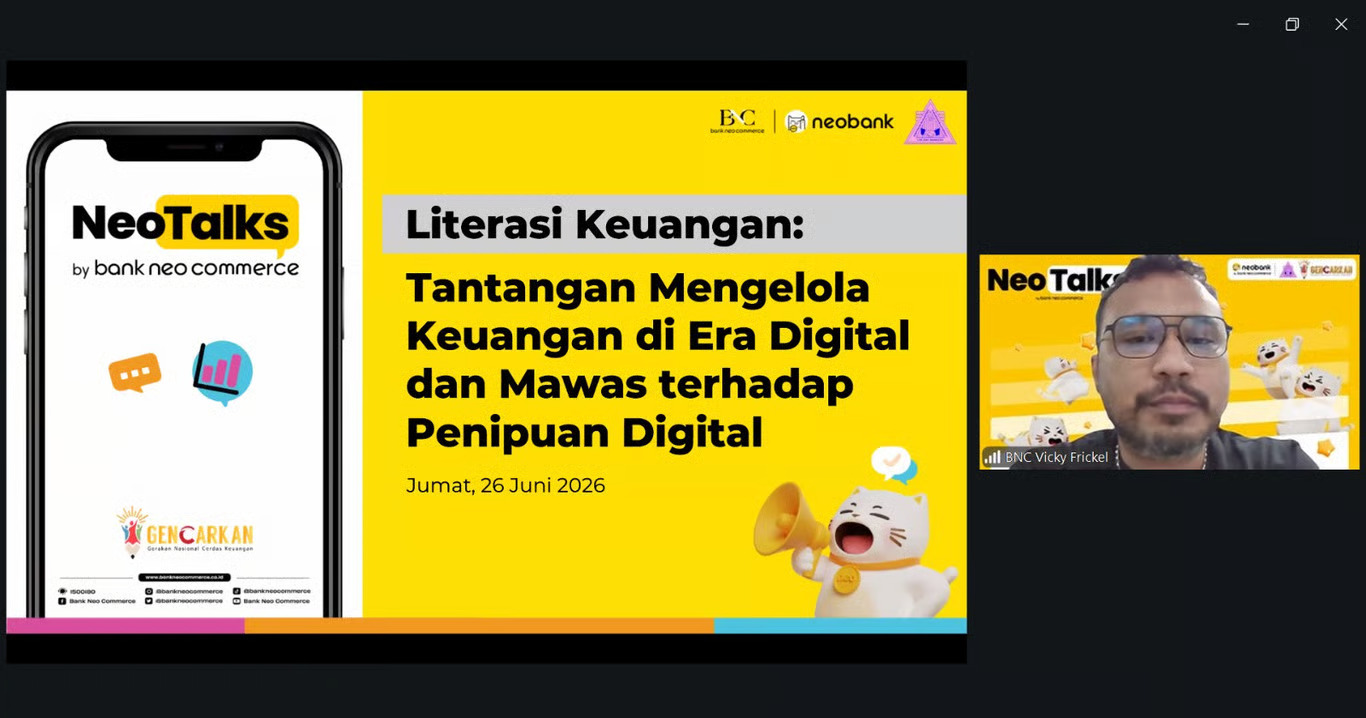 bank neo commerce gandeng himmas uin sunan gunung djati bandung adakan literasi keuangan, ajak mahasiswa waspada terhadap penipuan digital bank neo commerce gandeng himmas uin sunan gunung djati bandung adakan literasi keuangan, ajak mahasiswa waspada terhadap penipuan digital