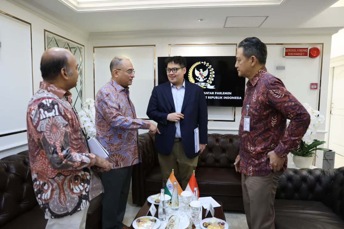 dubes india temui dpr, sampaikan rencana kunjungan narendra modi ke indonesia