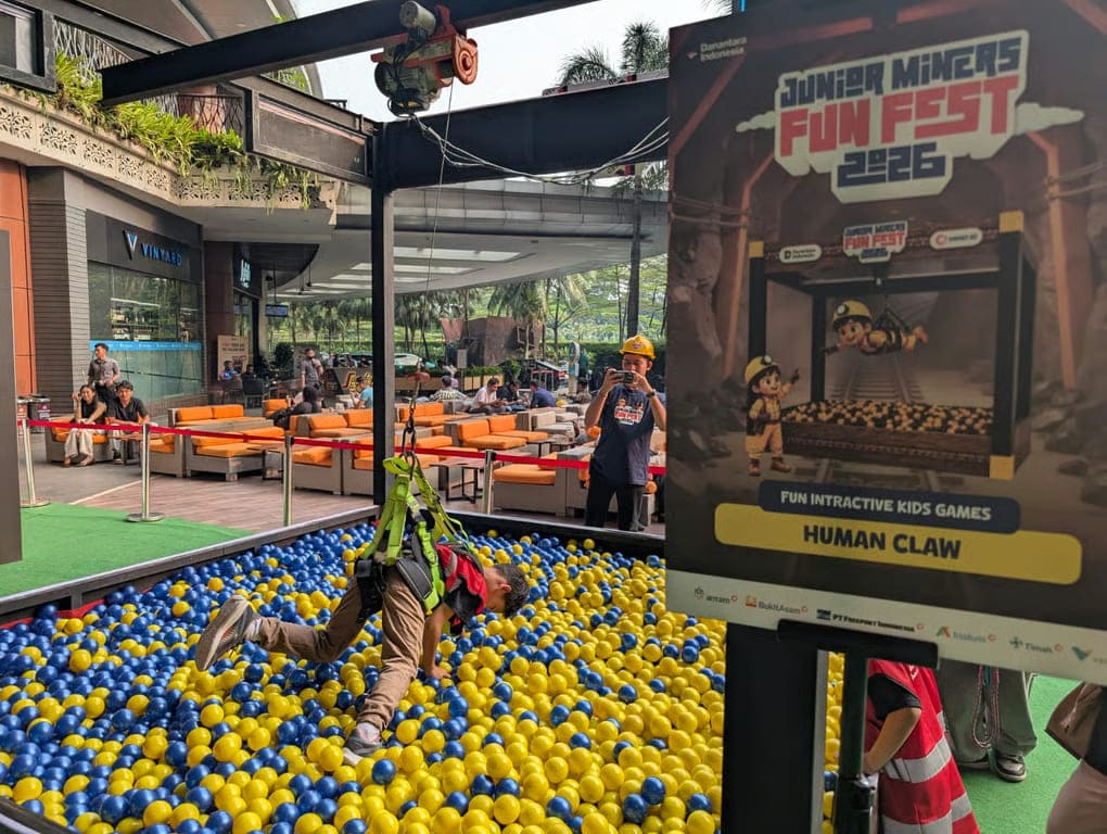 helm kuning dan petualangan tambang, hari pertama junior miners fun fest 2026 disambut antusias