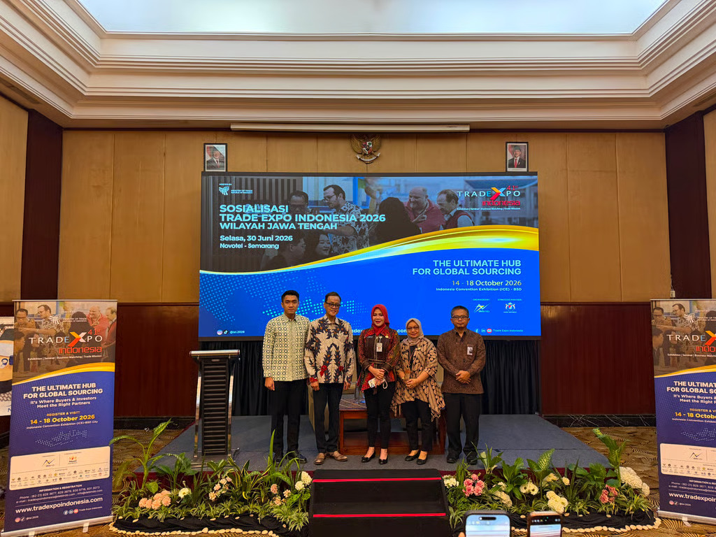 kementerian perdagangan ajak pelaku usaha jawa tengah perluas pasar ekspor melalui trade expo indonesia 2026