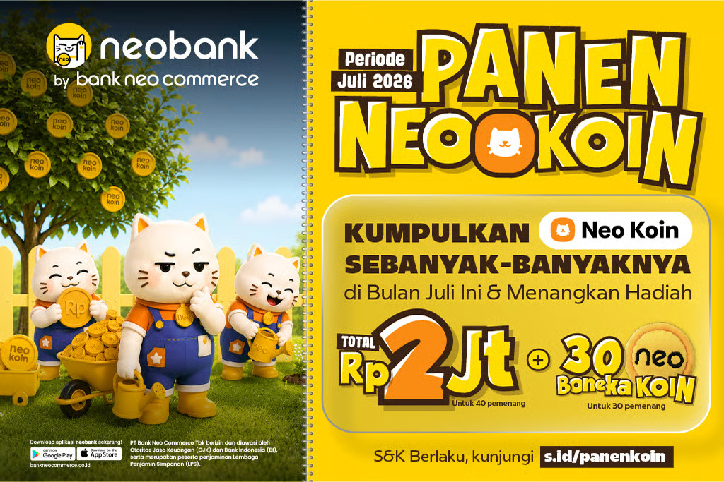 panen neo koin di neobank, kumpulkan koin dan dapatkan hadiahnya
