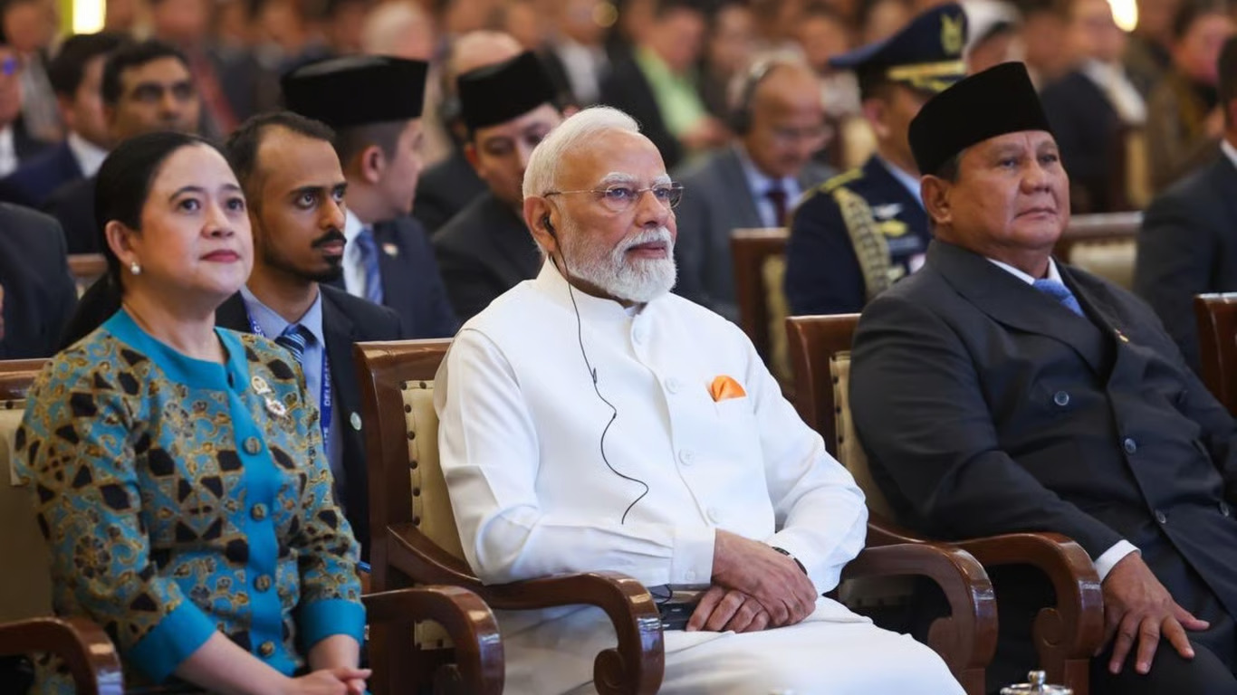 pidato bersejarah di dpr ri, pm modi perkenalkan visi gangga mahakam bagi hubungan indonesia india