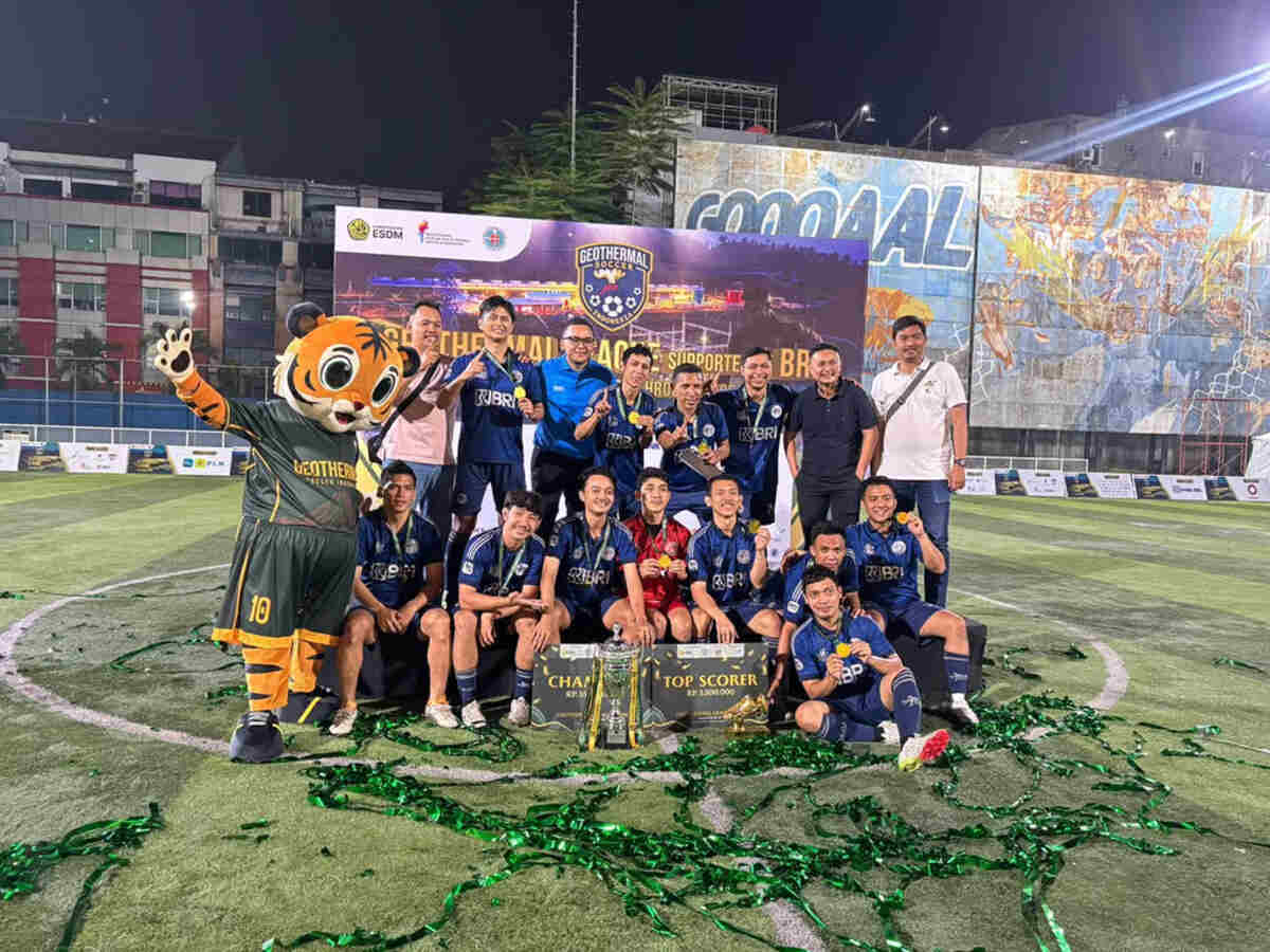 prestasi gemilang! tim mini soccer bri region 6 sabet juara 1 geothermal league 2026 ebtke kementerian esdm prestasi gemilang! tim mini soccer bri region 6 sabet juara 1 geothermal league 2026 ebtke kementerian esdm