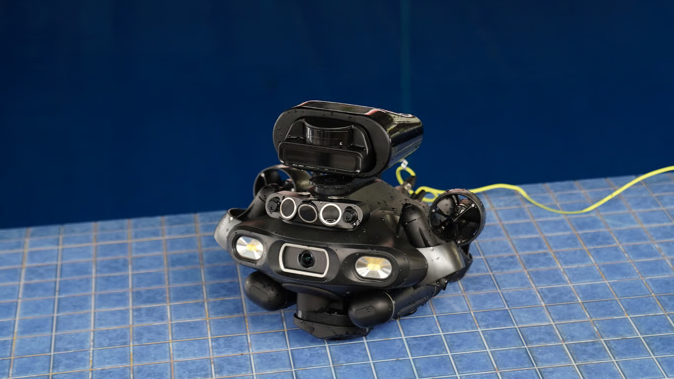 underwater drone fifish e master untuk inspeksi visual bawah air