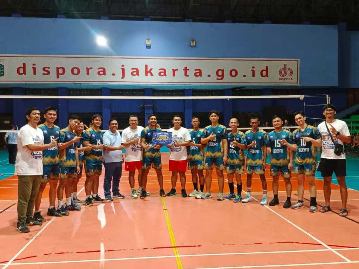 area sudirman semanggi raih juara 1 sportartcular bri region 6 cabang voli