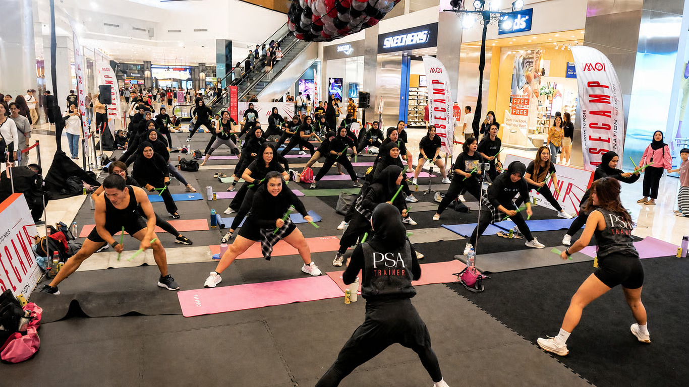 basecamp nation, festival sports & wellness di mall of indonesia