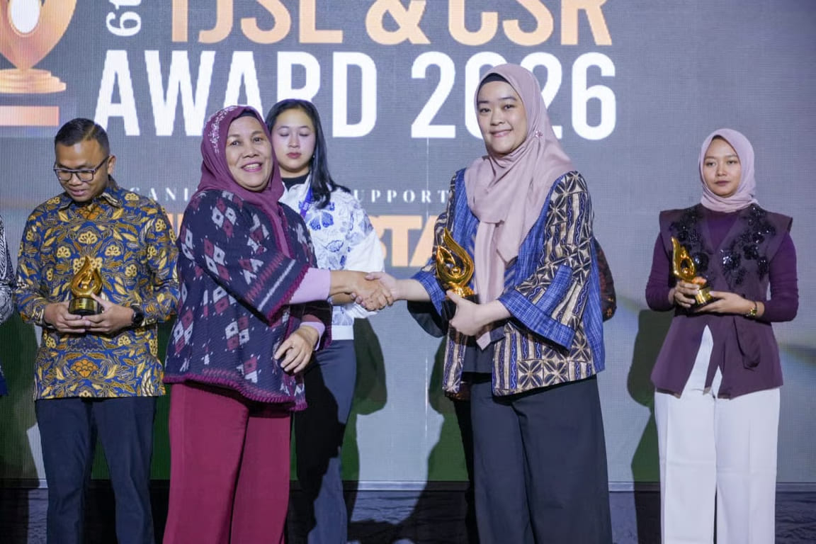 bukti komitmen keberlanjutan, jasa marga raih predikat gold pada 6th tjsl & csr award 2026