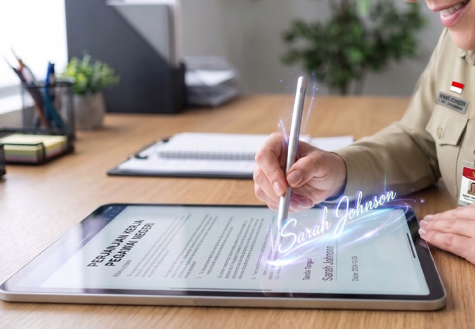 digitalisasi administrasi pemerintahan dengan tanda tangan elektronik