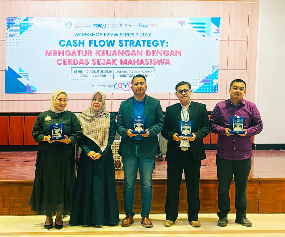 inspiraya goes to campus gunadarma, bank raya ajak mahasiswa cerdas kelola cash flow dan mulai berinvestasi sejak dini