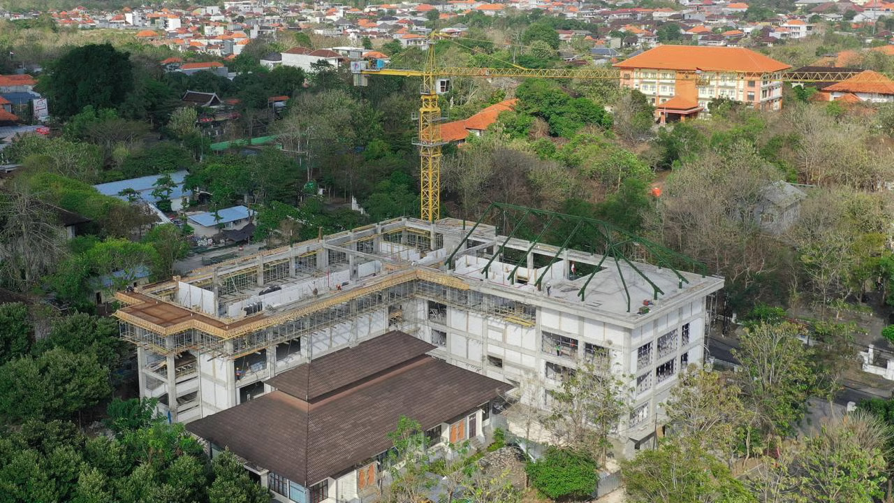 membangun masa depan riset dan teknologi, pembangunan gedung l ssit universitas udayana capai progres 47,11 membangun masa depan riset dan teknologi, pembangunan gedung l ssit universitas udayana capai progres 47,11
