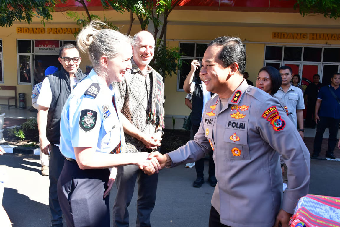 polda ntt perkuat sinergi indonesia, australia, dan timor leste jaga perbatasan