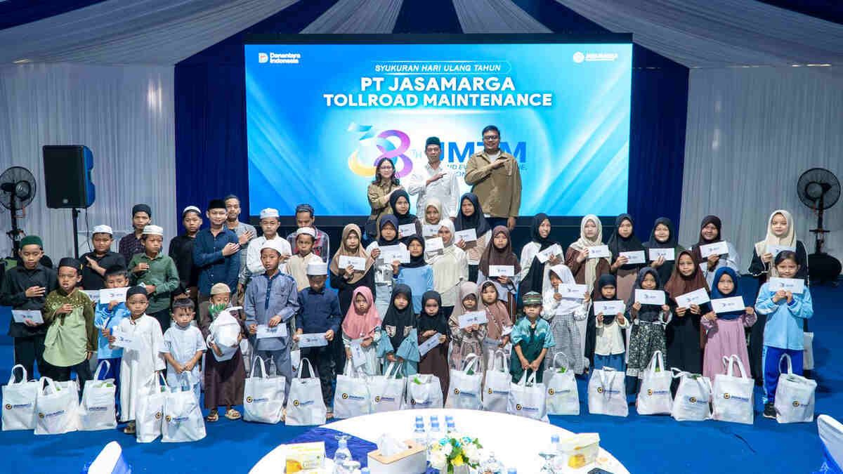 rayakan hut ke 38, pt jasamarga tollroad maintenance berbagi kebahagiaan dengan 50 anak yatim piatu rayakan hut ke 38, pt jasamarga tollroad maintenance berbagi kebahagiaan dengan 50 anak yatim piatu