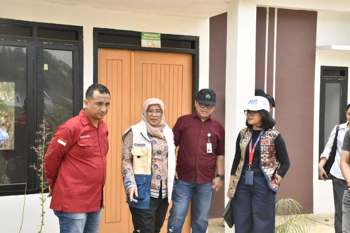 bp tapera dan kementerian pkp tinjau kualitas perumahan di lampung