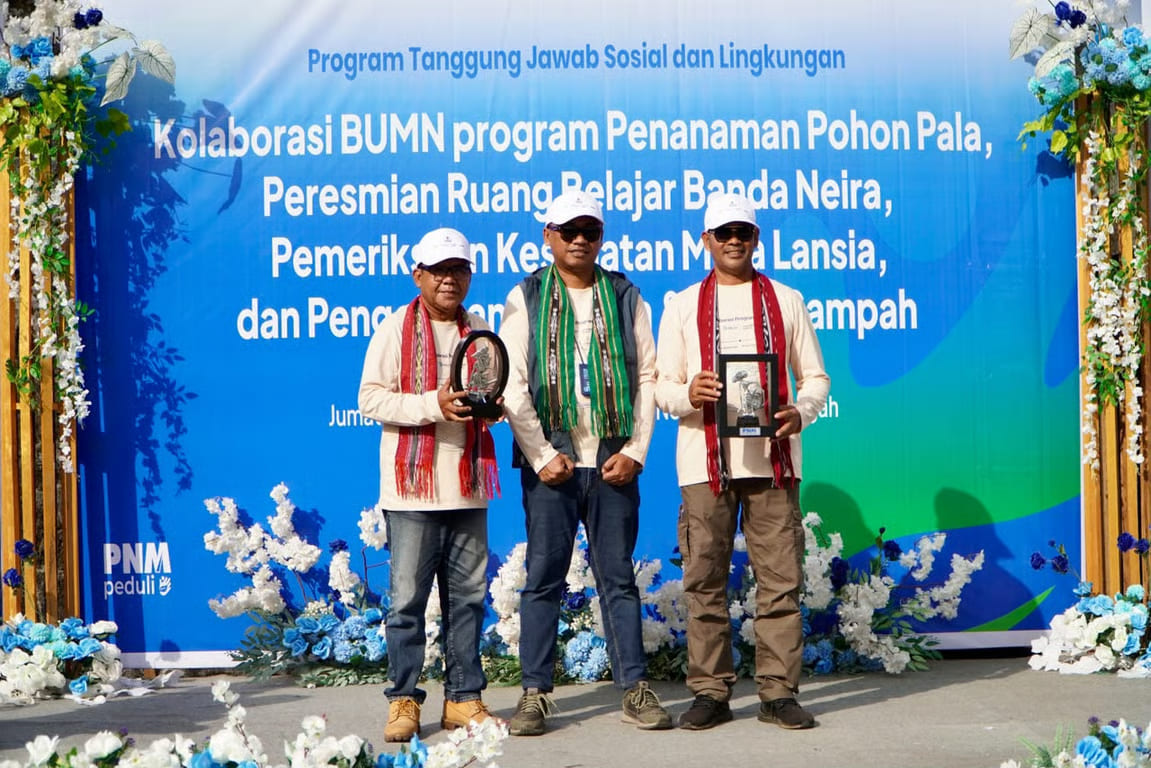 bank mandiri taspen terlibat kolaborasi bumn, hadirkan ruang belajar di banda neira