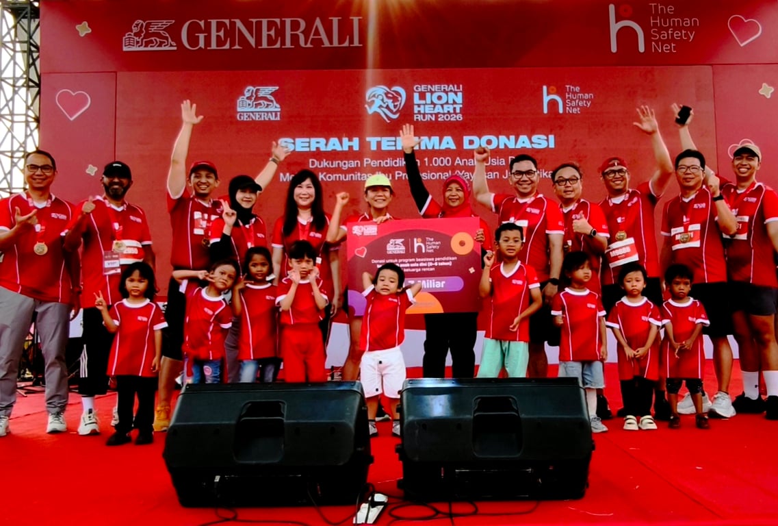 bank raya dukung generali lion heart run 2026, gaungkan raya active untuk komunitas pelari