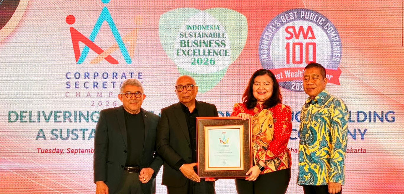 dorong keuangan berkelanjutan, bank raya raih indonesia sustainable business & esg excellence award 2026