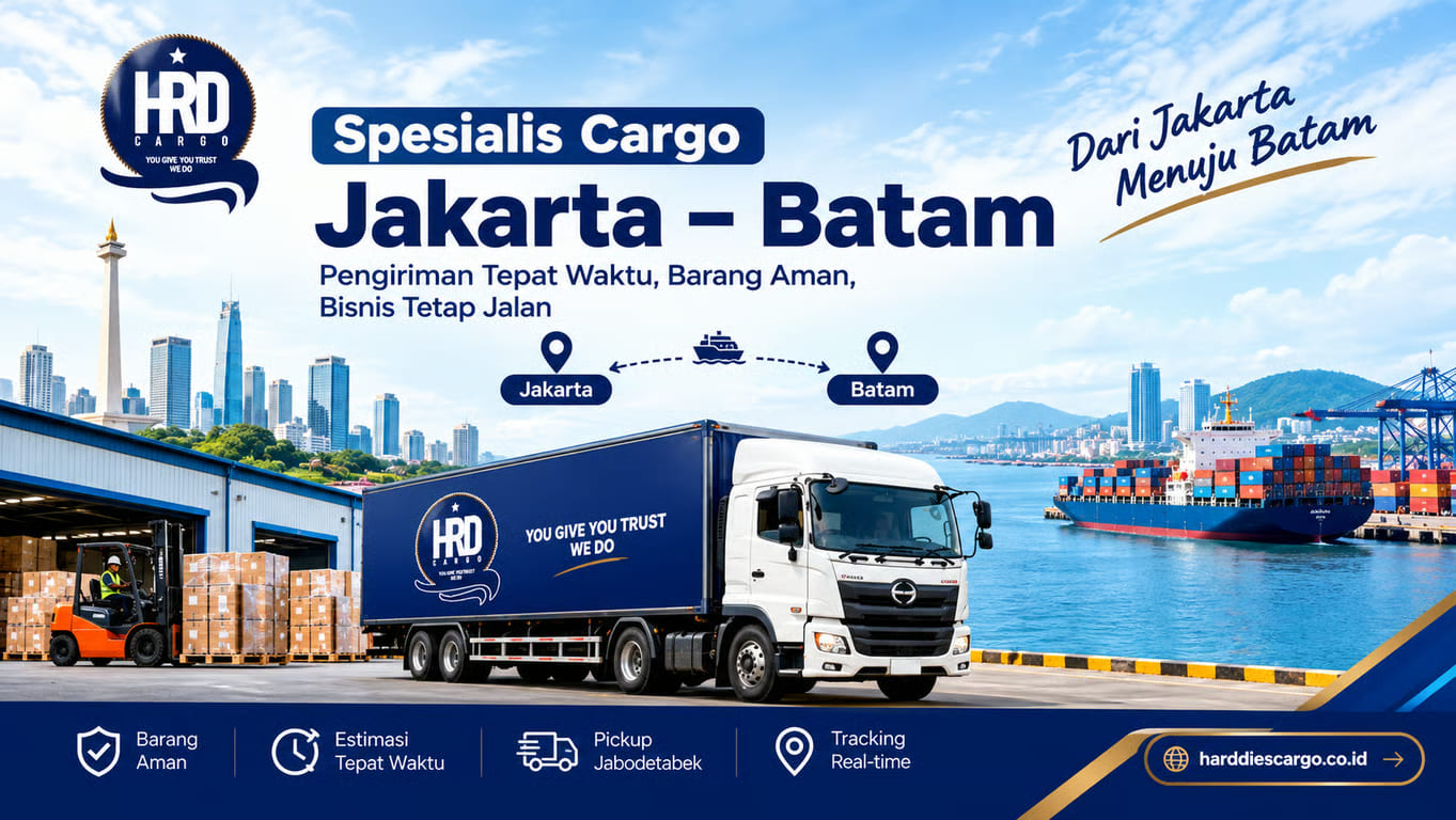 harddies cargo fokus kembangkan layanan pengiriman cargo jakarta–batam