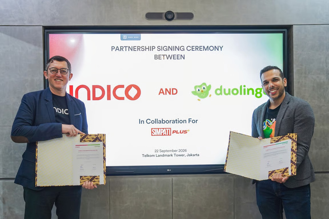 indico gandeng duolingo, hadirkan akses belajar 40+ bahasa gratis untuk pelanggan simpati plus