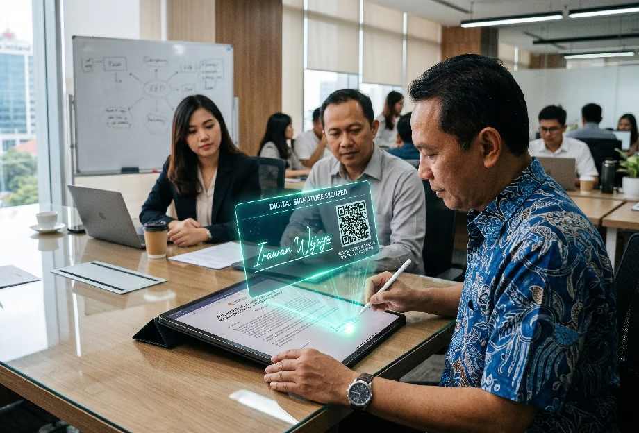 jenis tanda tangan elektronik