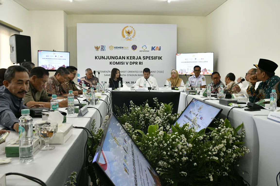 komisioner bp tapera hadiri kunjungan komisi v dpr ri ke rusun tod samesta mahata serpong