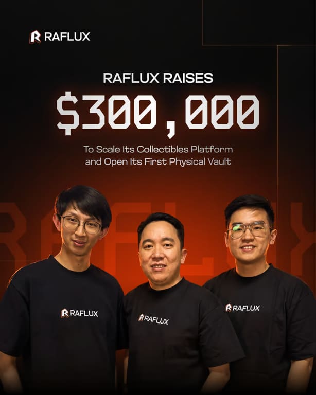 raflux raih pendanaan us$300.000