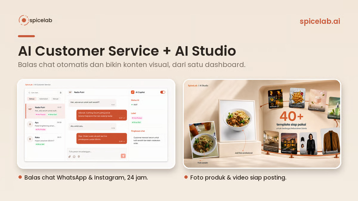 spicelab.ai resmi hadir platform marketing ai yang bisa diatur sendiri oleh pemilik bisnis spicelab.ai resmi hadir platform marketing ai yang bisa diatur sendiri oleh pemilik bisnis