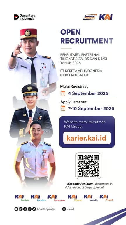 waspada penipuan rekrutmen pegawai, kai daop 2 bandung ingatkan masyarakat untuk jangan percaya oknum yang menjanjikan kelulusan waspada penipuan rekrutmen pegawai, kai daop 2 bandung ingatkan masyarakat untuk jangan percaya oknum yang menjanjikan kelulusan