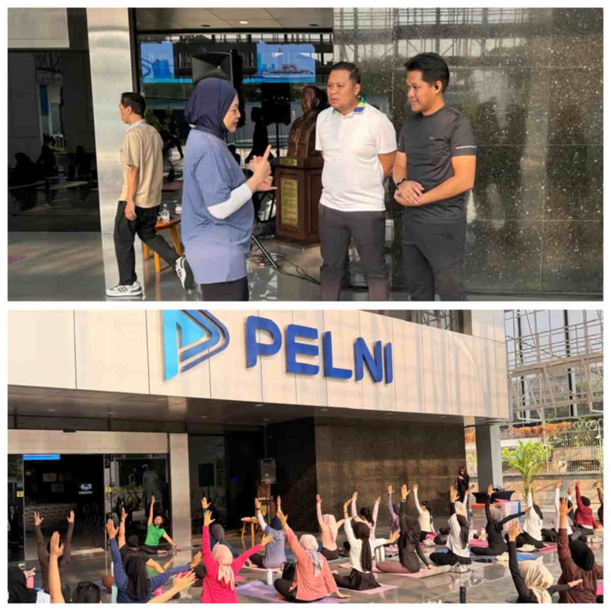 bri x pelni gelar yoga session, perkuat sinergi dan wujudkan work life balance bri x pelni gelar yoga session, perkuat sinergi dan wujudkan work life balance
