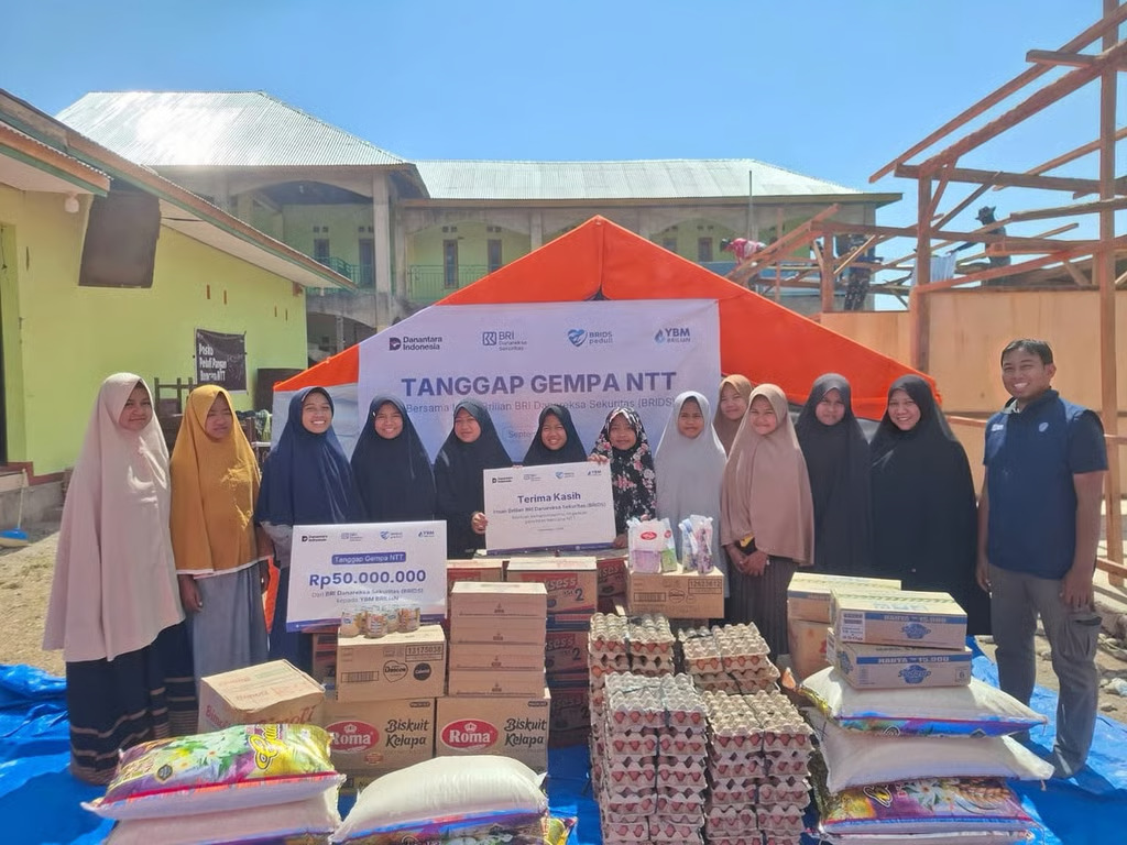 brids salurkan bantuan untuk dukung pemulihan pascagempa di nusa tenggara timur