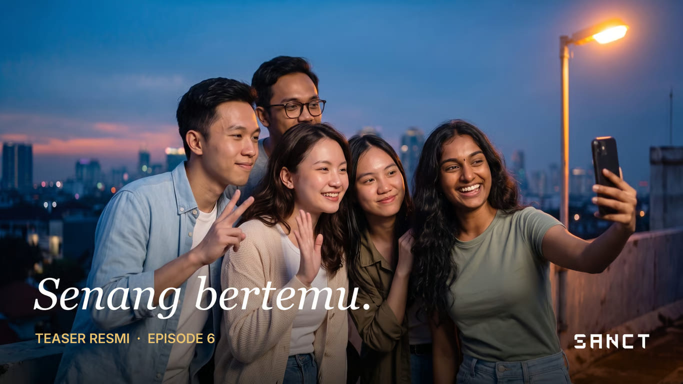 berteman di sanct social dimulai dari bertemu langsung episode 6 mengikuti satu hari di jakarta bersama teman dari singapura dan malaysia