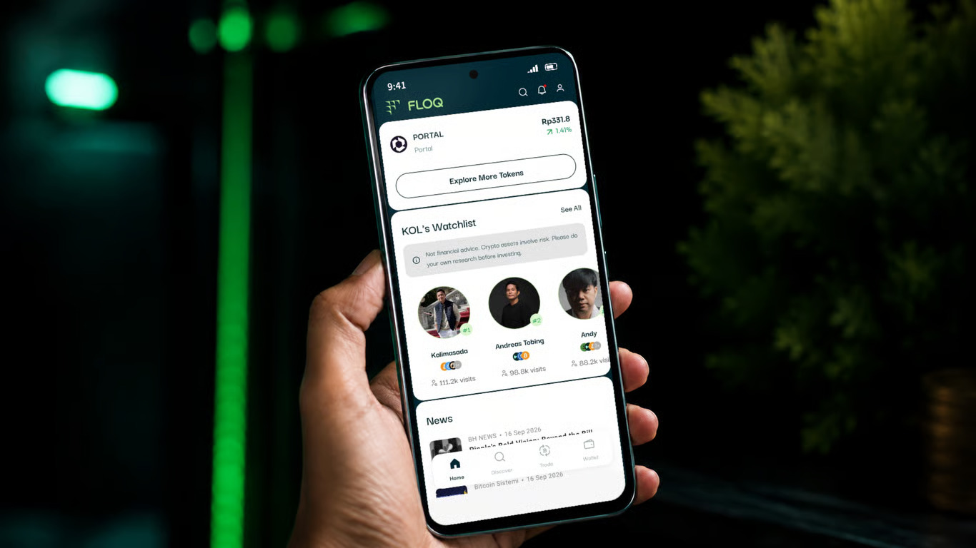 floq perkenalkan kol watchlist, apa saja aset kripto yang dipantau