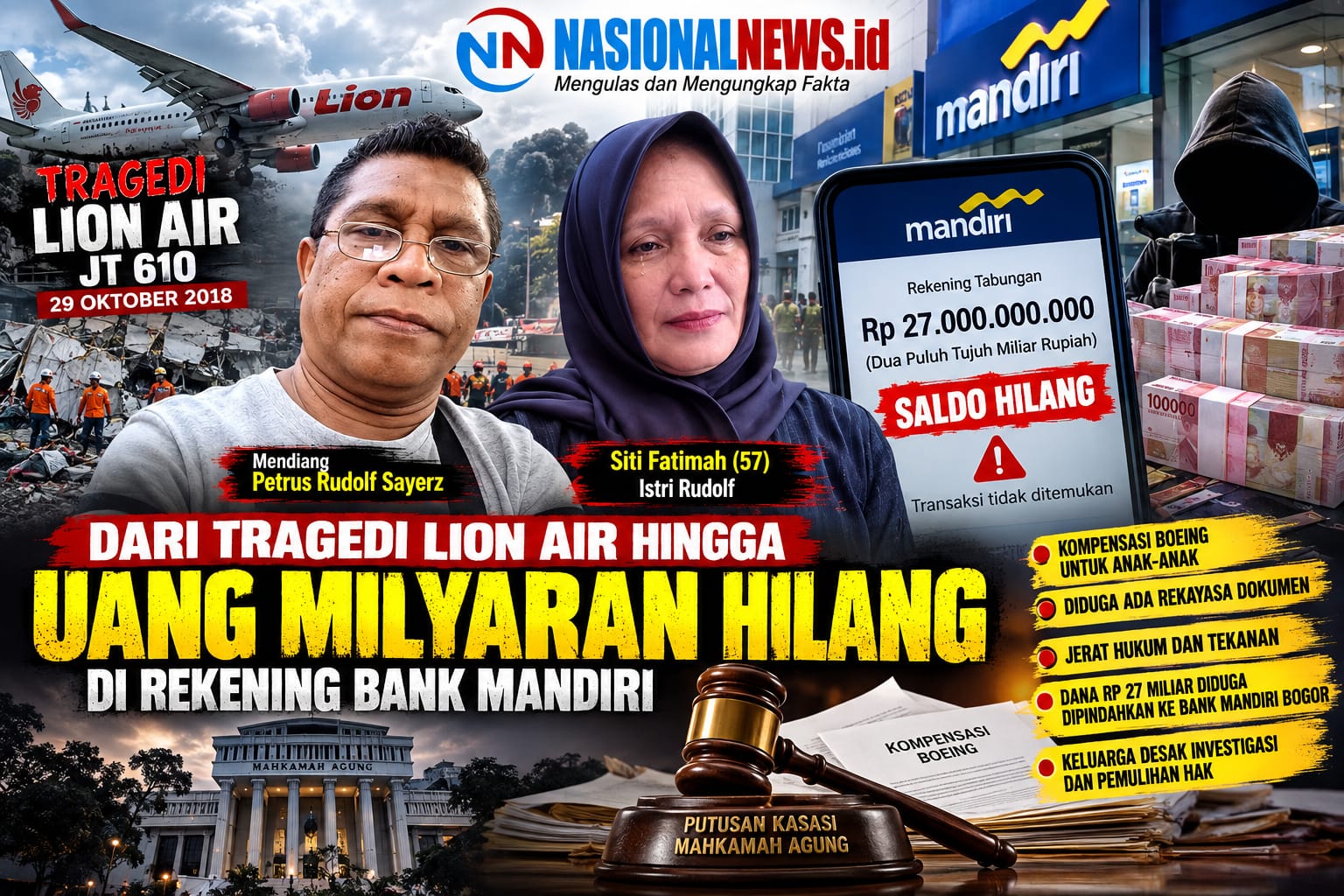 Foto Ilustrasi Ai: Siti Fatimah dengan Mendiang Suami,