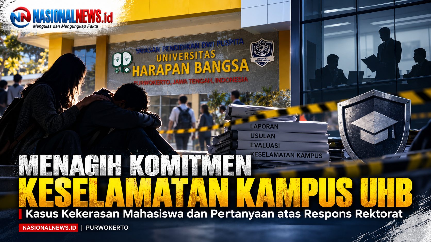 Foto: Ilustrasi Investigasi Keselamatan Kampus UHB Purwokerto.