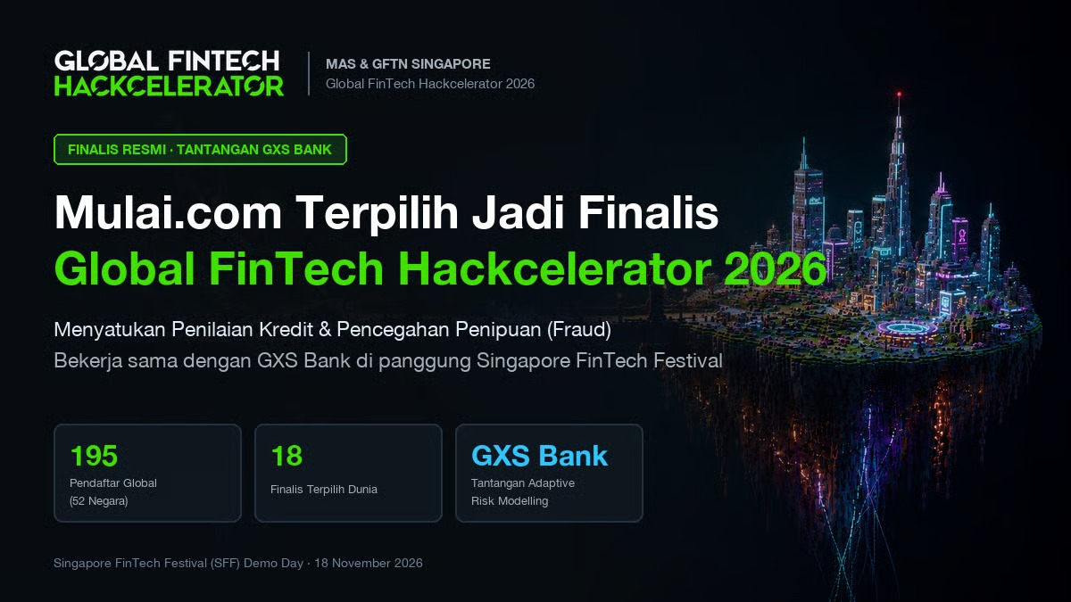 mulai.com terpilih sebagai finalis global fintech hackcelerator 2026 oleh monetary authority of singapore mulai.com terpilih sebagai finalis global fintech hackcelerator 2026 oleh monetary authority of singapore