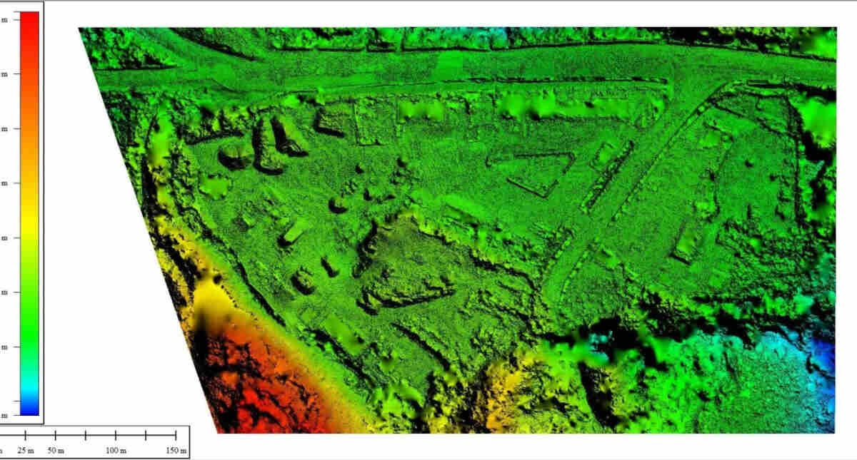 open pit mining dan drone