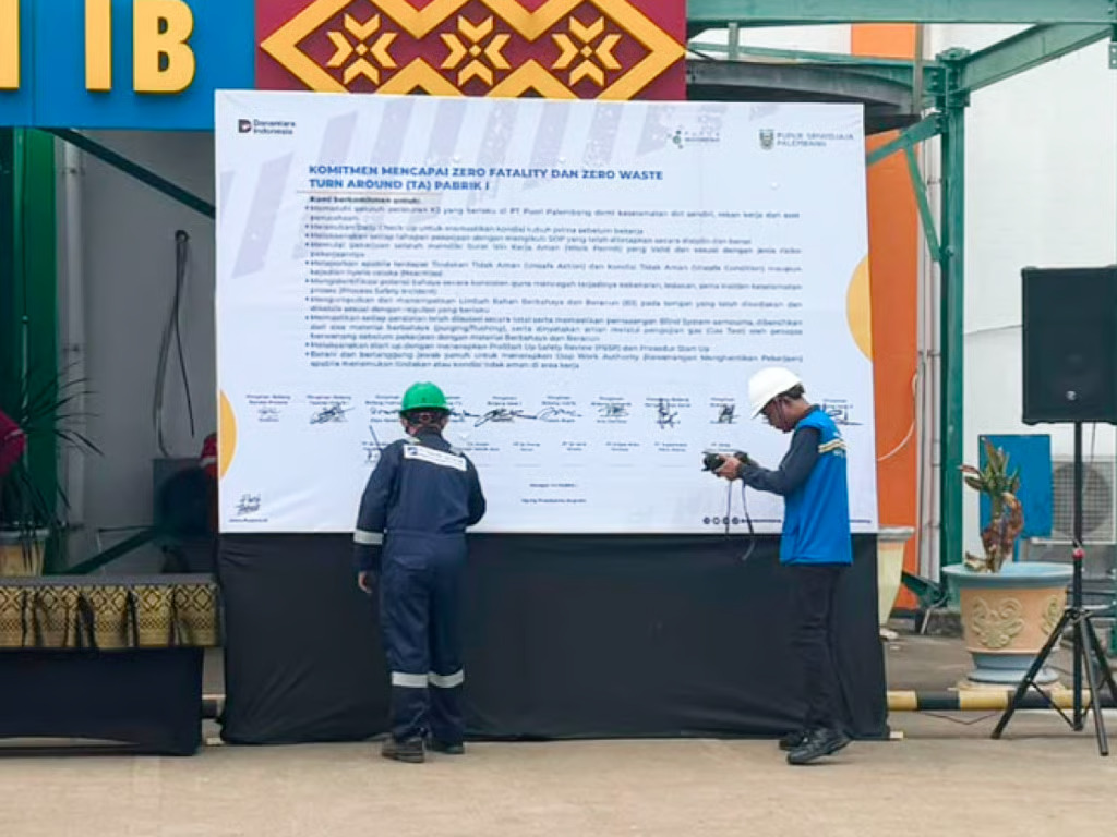 pt tracon industri tegaskan komitmen zero fatality & zero waste, kembali dipercaya dukung turn around pabrik i pusri palembang pt tracon industri tegaskan komitmen zero fatality & zero waste, kembali dipercaya dukung turn around pabrik i pusri palembang