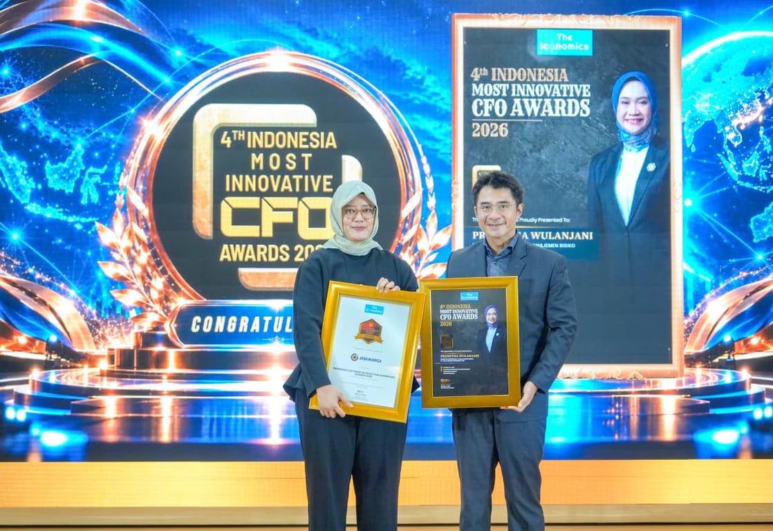 raih dua penghargaan di the iconomics forum 2026, jasa marga buktikan keunggulan layanan pelanggan dan tata kelola korporasi