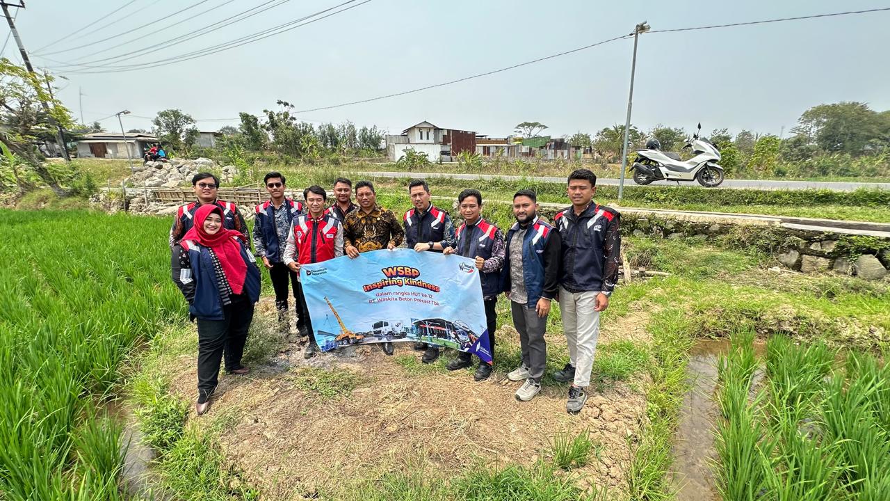 rayakan 12 tahun, waskita beton precast hadirkan berbagai aksi nyata melaluii program tjsl