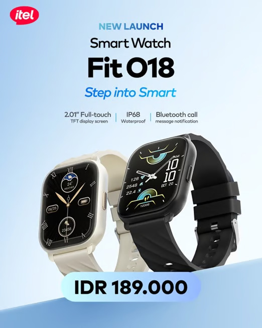 itel rilis smartwatch terbaru fit o18, mulai gaya hidup sehat tanpa mahal itel rilis smartwatch terbaru fit o18, mulai gaya hidup sehat tanpa mahal