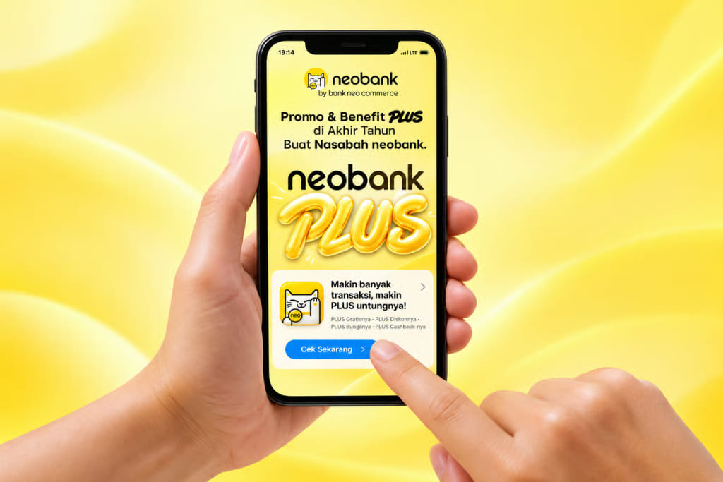 neobank plus resmi hadir plus gratisnya, plus diskonnya, plus bunganya